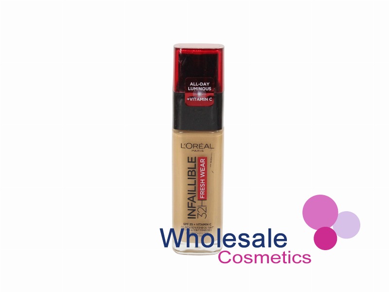 6 x L'Oreal Infaillible 32HR Fresh Wear Foundation - 263 HONEY BISQUE